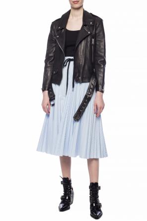 Pleated skirt with a striped pattern, zdjęcie 2 Pleated skirt with a striped pattern od Red Valentino